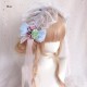 Handmade Classic Lolita Flowers And Lace Headband (UN07)